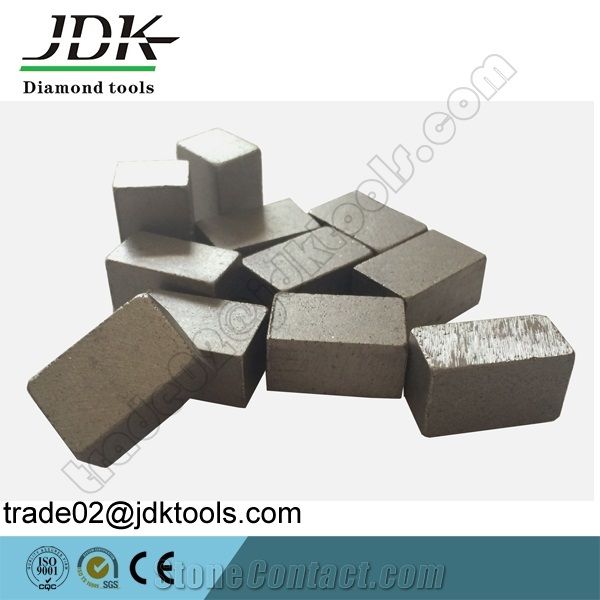 Jdk Diamond Segment for Circular Saw Blades,Stone Cutting Segments,Block Cutting Blade/Segments for Ameraica Blue Stone and Sandstone Cutting Tools