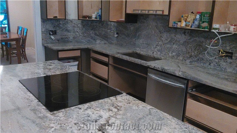 Mont Blue Granite Kitchen Countertop