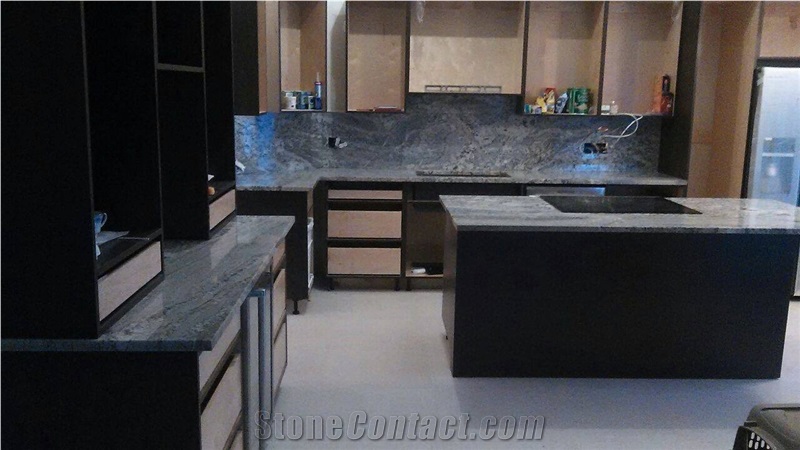 Mont Blue Granite Kitchen Countertop