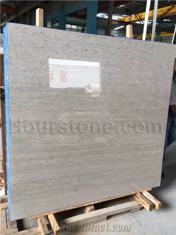 China Crabapple White Marble, Grey Fossil Marble Slabs and Tiles for Wall, Flooring, Countertop