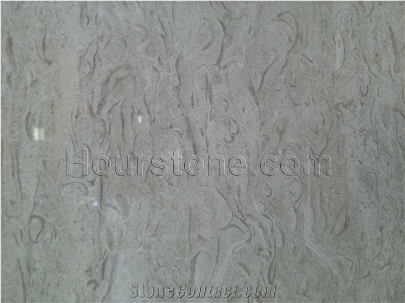 China Crabapple White Marble, Grey Fossil Marble Slabs and Tiles for Wall, Flooring, Countertop