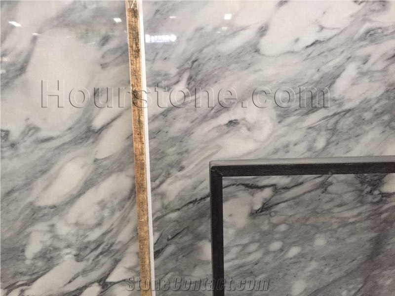 China Snow White Grey Vein White Marble Tile in Marble Promotion Polished,Natural Stone Snow Flower Gray Marble Snowflake Grey Marble for Wall Cladding and Flooring