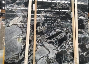 Mystery Galaxy Mable Slabs&Tiles,Best Quality Black Galaxy Marble for Home and Hotel Decoration,