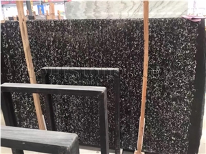 Natural Flower Forest,Best Selling Polished Black Fossil Marble Slab,China Black Fossil Marble Tiles Honed for Outdoor Entrance