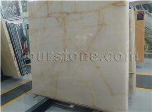 White Onyx Slabs & Tiles, Polished Onyx Floor Tiles, Wall Tiles,China White Onyx with Golden Thread,Tiles & Slabs, Wall Covering & Flooring, White Onyx, Elazig White Onyx
