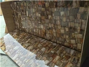 Perified Wood Stone Slab for Table Top, Countertop, Wall