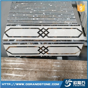 Waterject Marble Border Molding for Floor Wholesale