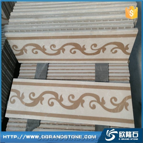 Waterject Marble Border Molding for Floor Wholesale