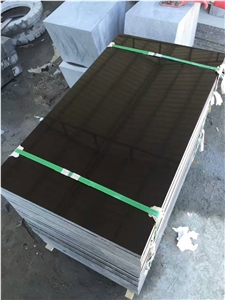 Shanxi Black Granite Polished Straight Rectangle Tombstones Slabs Competitive Prices