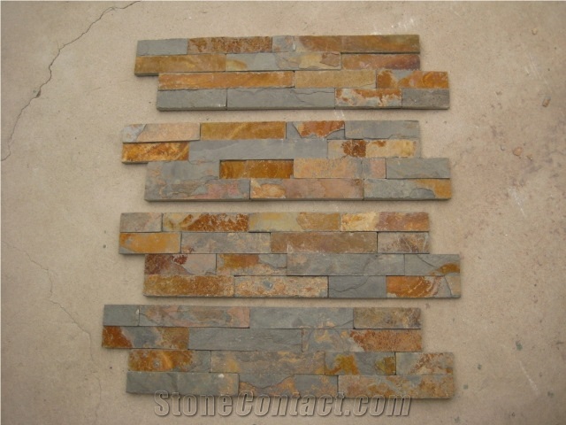 Mulit Colour/California Ledger Stone Veneer, Z Shape, Usd8.8/Sqm