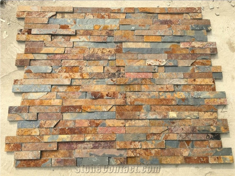 Mulit Colour/California Ledger Stone Veneer, Z Shape, Usd8.8/Sqm
