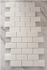 White Marble Mosaic, Wall/Floor Mosaic, Mosaic Pattern