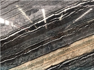 Ancient Wood Marble,Black and Golden Wooden Marble,Silver Wave, Polished China Black Tiles & Slabs for Walling and Flooring