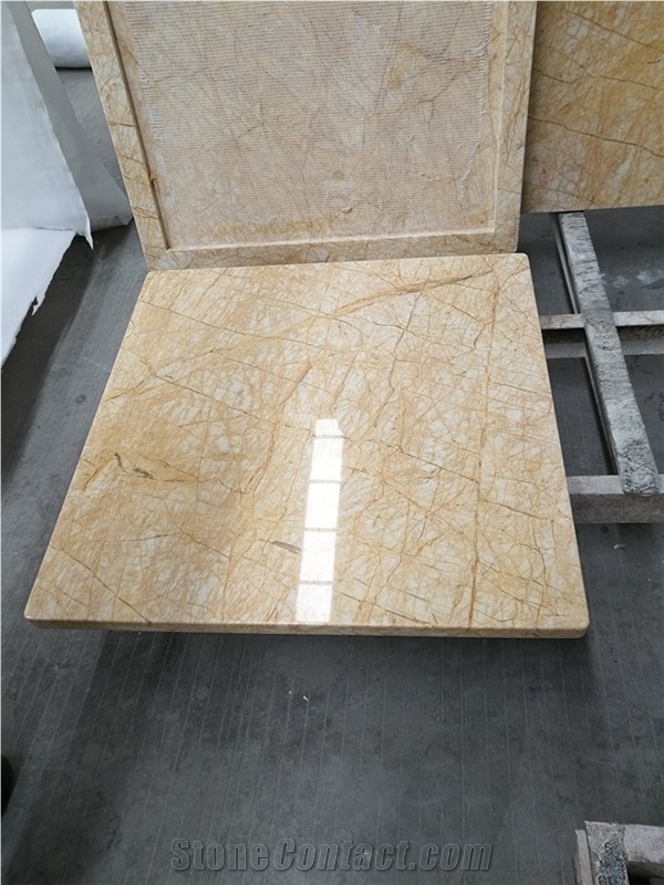 Polished Greece Gold Spider Marble, Golden Spider Marble, White Marble Slabs, Tiles