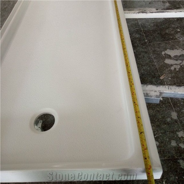 Cultured Artificial Marble Shower Wall Panel, Shower Surround, Tub Surround
