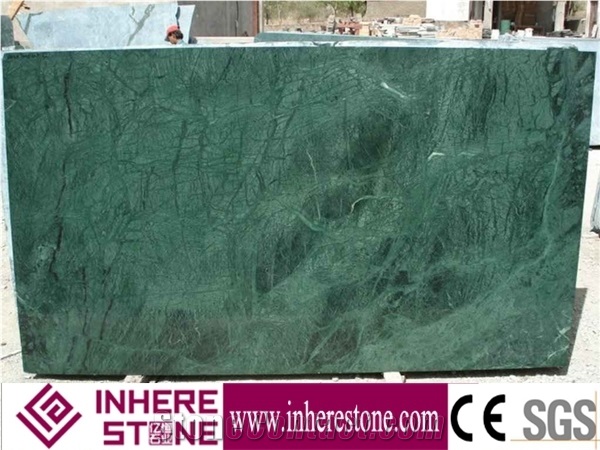 Verde Guatemala Green Marble Floor Tiles, Indian Green Marble Slab with Low Price