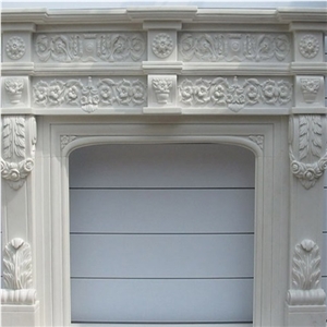 White Cultured Marble Fire Place, Fireplace Marble/Fireplace Mantel White Marble Fireplace Fireplace Hearth Fireplace Surround