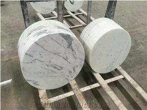 White Solid Surface Table Tops,Marble Reception Counter,White Round Table Tops
