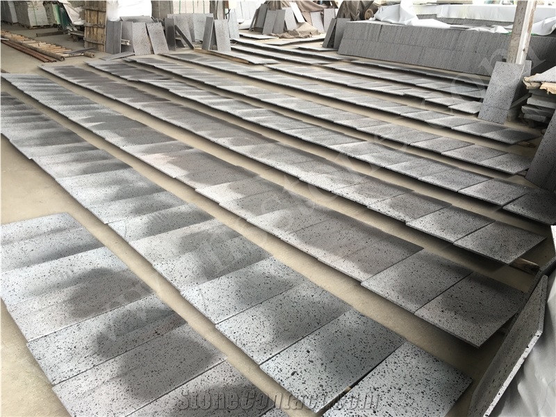 Grey Basalt /Cut to Size/Tiles/Hainan Grey/ Walling,Flooring,Cladding/Lava Stone
