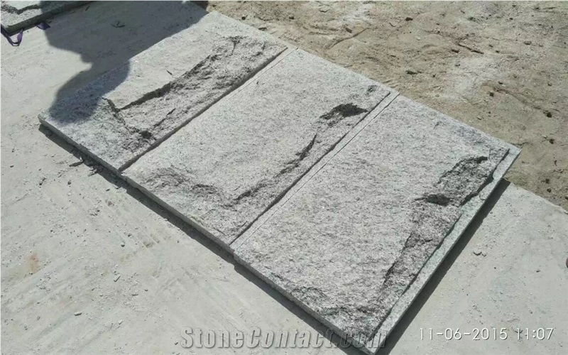 G603,Sesame White Granite Mushroomed Stone, China Grey Granite,Jinjiang White