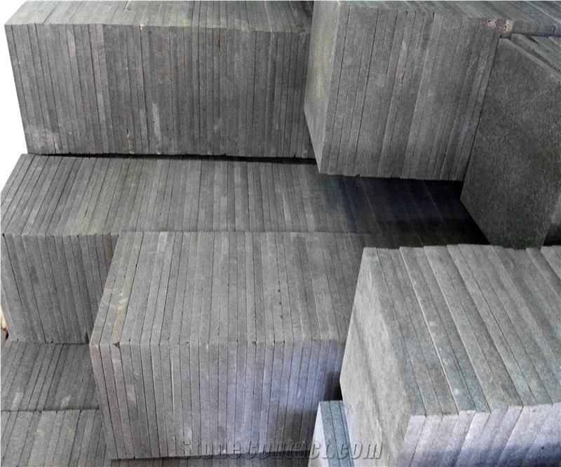 China G684 Flamed Fuding Black Basalt Stone Tile, Basalt Natural Stone Pavers, Black Basalt Wall and Floor Tile, Basalt Pattern