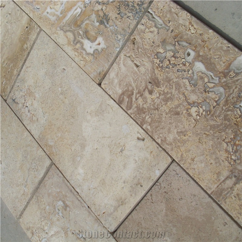 China Noche Travertine Tiles, Henan Coffee Travertine Wall and Floor Covering Tiles, Kitchen and Bathroom Covering, Ornamental Construction Stone