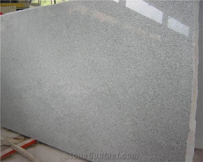 China Origin Hubei G603 Polished Granite Big Slab, Padang Light Worktop, Hubei Sesame Grey Slabs for Kitchen Countertops