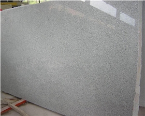 China Origin Hubei G603 Polished Granite Big Slab, Padang Light Worktop, Hubei Sesame Grey Slabs for Kitchen Countertops