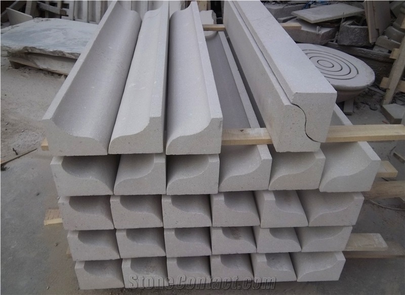 China Origin White Sandstone Tile, White Shandong Sandstone for Wall and Floor Covering, Exterior Interior Decoration Building Pattern