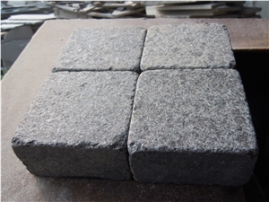 G684 Fuding Black Basalt Cube Stone, Basalt Paving Stone, Black Cobble, Natural Building Stone, Basalt Setts