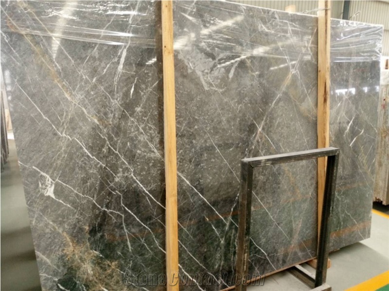 Hang Grey Polished Marble Slab, Hangzhou Ash Marbke for Countertop and Worktop, Hangzhou Grey Wall Tile, Building Stone