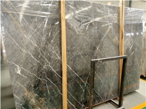 Hang Grey Polished Marble Slab, Hangzhou Ash Marbke for Countertop and Worktop, Hangzhou Grey Wall Tile, Building Stone