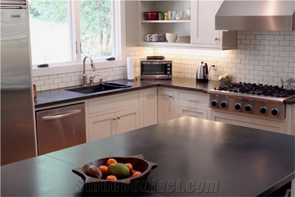 Pure Black Quartz Kitchen Countertops, Quartz Surface, Quartz Stone Tops, Quartz Kitchen Island Tops, Quartz Worktop, Quartz Tops