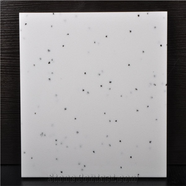 White Color Of Spot with Hole Classic Series Crystallized Stone, Export Worldwide for Inner and Outer Wall and Floor Decoration, Building Material