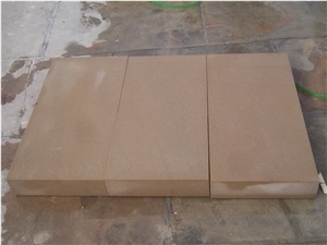 Yellow Sandstone Wall Clading Tiles, Sandstone Etching, Shandong Yellow Sandtstone Wall Covering for Pattern, Hotel and Lobby, Sandstone Wall Tile Building Material