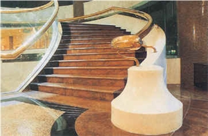 Brown Granite Stairs & Steps, Stair Treads, Deck Stair