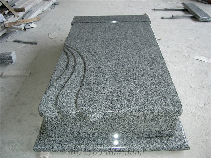 Grey Granite Tombstone/Headstone/Monument/Gravestone