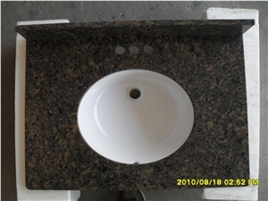 Tan Brown Granite Countertop/Vanity Top,Bath Rop