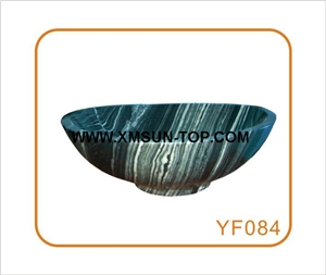 Black Wave Marble Kitchen Sinks&Basins/Black Marble Bathroom Sinks&Basin/Round Sinks&Basins/Natural Stone Basins&Sinks/Wash Basins/Interior Decorative