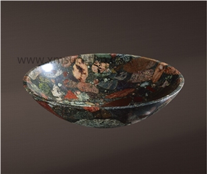 Chinese Colorful Granite Sinks& Basin/ Stone Wash Basin/ Countertop Sinks
