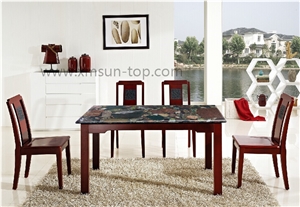 Chinese Colorful Granite Table/ Multi-Color Granite Counter Tops/ Granite Table Top