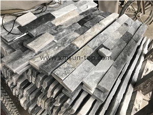 Cloud Grey Quartzite Ledge Stone/ Natural Culture Stone for Landscaping/ Chinese Grey Wall Pannel