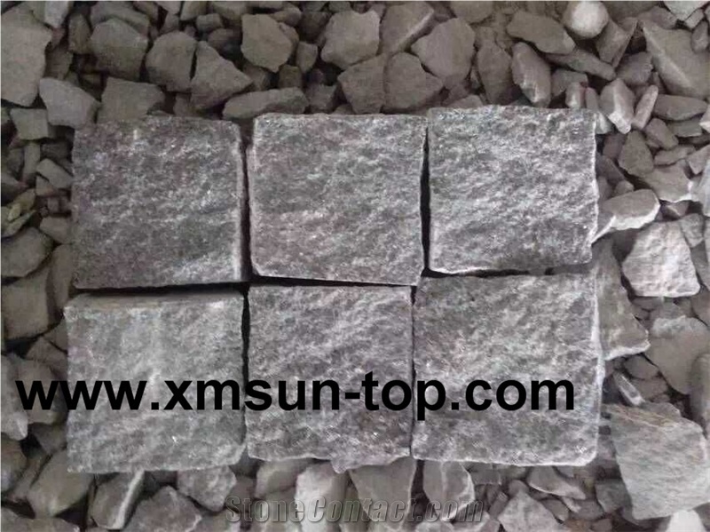 G654 Cube Stone/China Nero Impala Granite Cobble Stone/Changle Pingnan Sesame Black Granite Pavers/ Grey Grantie Paving Sets/Dark Barry Grey Granite Square Pavers/China Jasberg Granite for Flooring