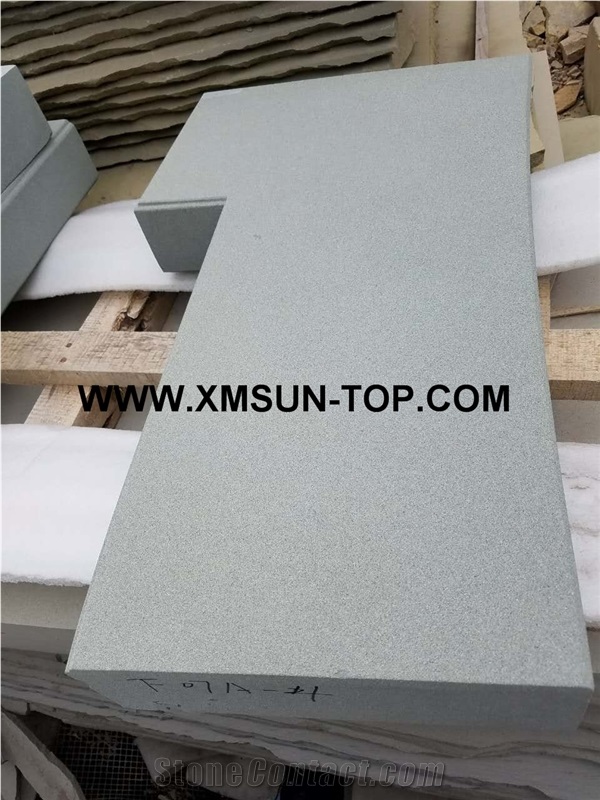 Green Sandstone Kerbstones/Green Sandstone Kerb Stone/Sandstone Curbstone/Sandstone Road Stone/Green Sandstone for Road Paving/Green Sandstone Side Stone/Exterior Pavers/Landscaping Stone