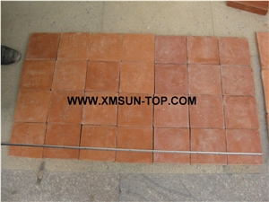 Handmade Terracotta Red Tiles/Ceramic Tile/Antique Tile/Square Shape Floor Tiles/Terracotta Pavers