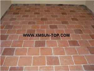 Handmade Terracotta Red Tiles/Ceramic Tile/Antique Tile/Square Shape Floor Tiles/Terracotta Pavers
