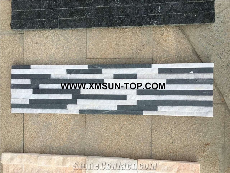 Mixed Color Waterfall Cultured Stone/Multicolor Stacked Stone/ Multicolor Stackstone/Mixed Color Culture Stone/Thin Stone Veneer/Ledge Stone for Wall Cladding/Garden Waterfall/Pool Warterfall