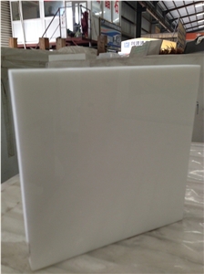 China Nano Crystallized Glass Stone Slabs&Tiles,Polished Pure White Artificial Stone Slabs,Tiles，Bar Tops，Countertops,Kitchen Tops