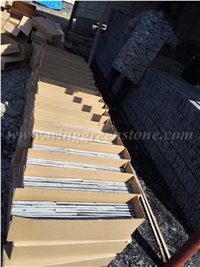 Hot Sale Cheap Green Slate Culture Stone/Stacked Stones/Veneer Stones Panel for Exterior Decoration and Wall Cladding, Winggreen Stone