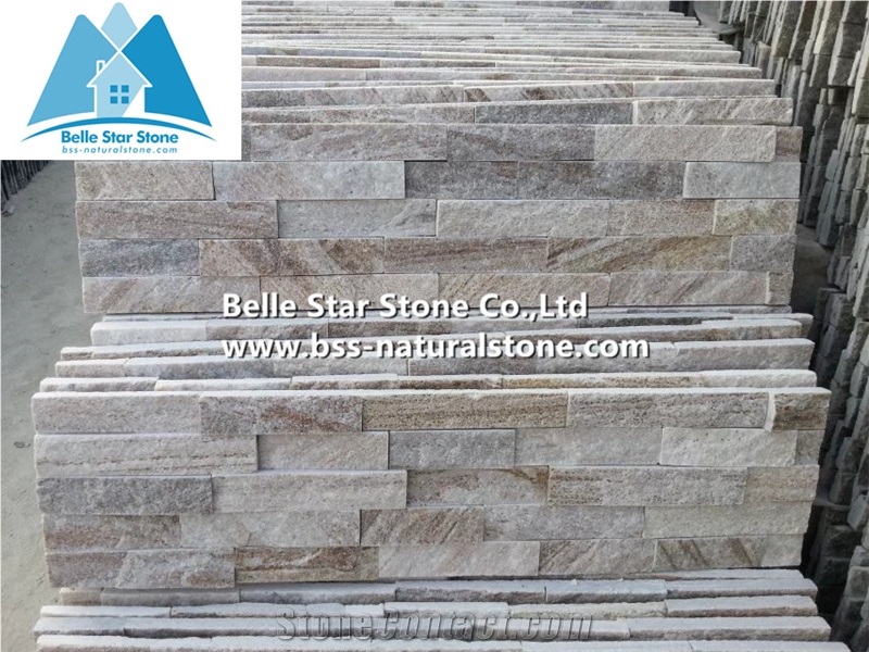 Beige Quartzite Stacked Stone,Silver Quartzite Ledgestone,Outdoor Culture Stone,Natural Z Clad Stone Cladding,Indoor Wall Stone Panel,Real Stone Veneer,Quartzite Ledger Panels